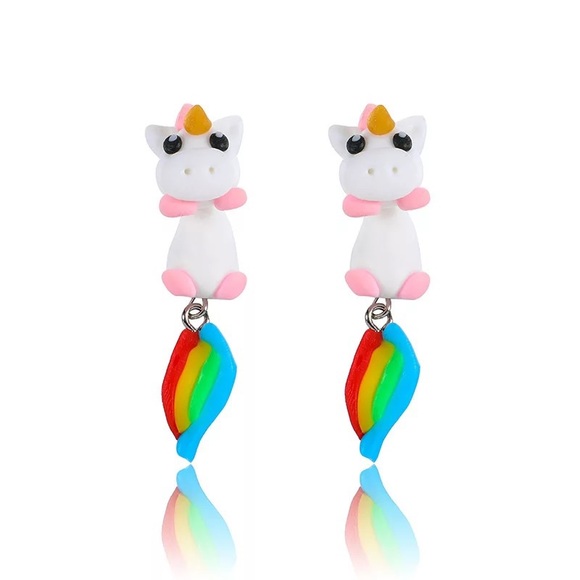 Jewelry Unicorn Polymer Clay Earrings Poshmark